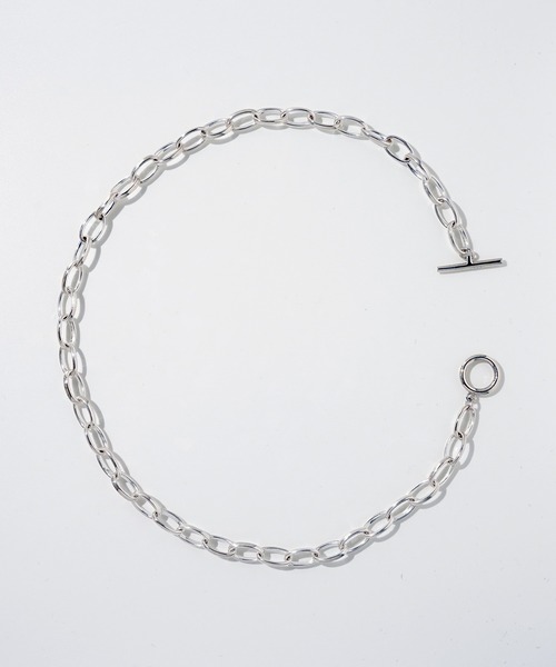 ISOLATION（アイソレーション）の「【ISOLATION / アイソレーション】Silver925 Oval Chain Necklace / オーバルチェーンネックレス（ネックレス・レディース・シルバー・45cm）」の4枚目の写真