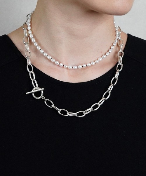 ISOLATION（アイソレーション）の「【ISOLATION / アイソレーション】Silver925 Oval Chain Necklace / オーバルチェーンネックレス（ネックレス・レディース・シルバー・45cm）」の8枚目の写真
