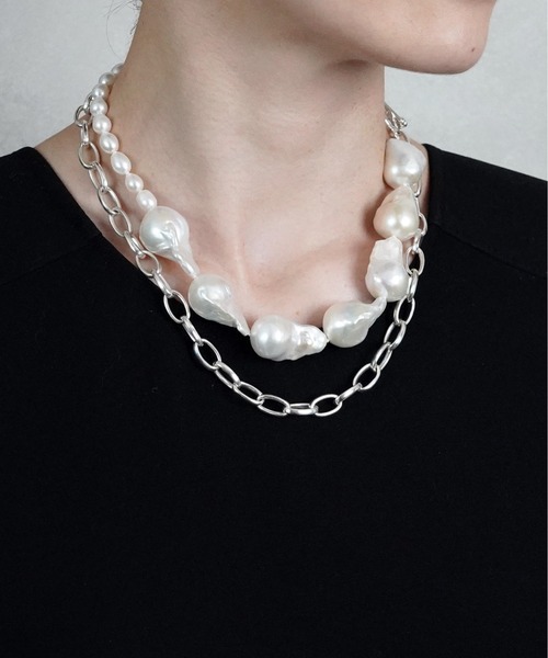 ISOLATION（アイソレーション）の「【ISOLATION / アイソレーション】Silver925 Oval Chain Necklace / オーバルチェーンネックレス（ネックレス・レディース・シルバー・45cm）」の10枚目の写真