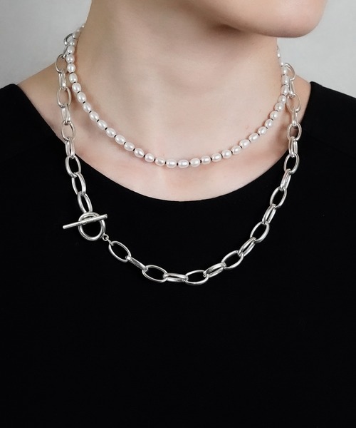 ISOLATION（アイソレーション）の「【ISOLATION / アイソレーション】Silver925 Oval Chain Necklace / オーバルチェーンネックレス（ネックレス・レディース・シルバー・45cm）」の14枚目の写真
