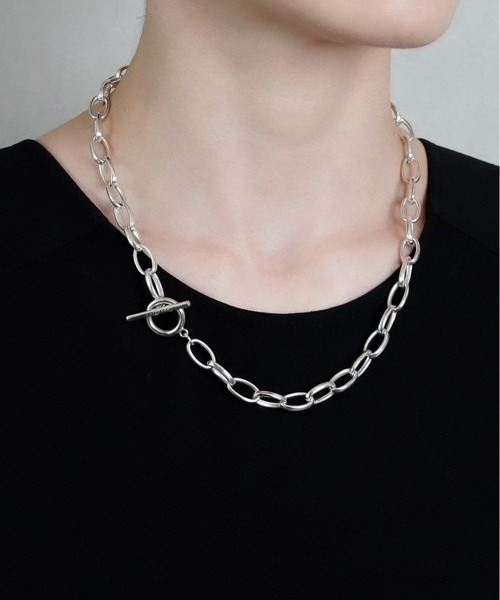 ISOLATION（アイソレーション）の「【ISOLATION / アイソレーション】Silver925 Oval Chain Necklace / オーバルチェーンネックレス（ネックレス・レディース・シルバー・45cm）」の16枚目の写真
