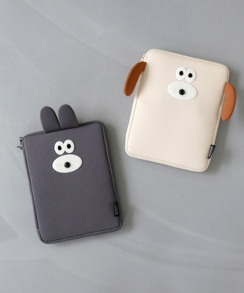 Brunch Brother（ブランチブラザー）の「iPad用ポーチ･11インチ タブレットケース ブランチブラザー/ROMANE（ロマネ）（PC・タブレットケース・レディース・グレー/アイボリー・FREE）」の12枚目の写真