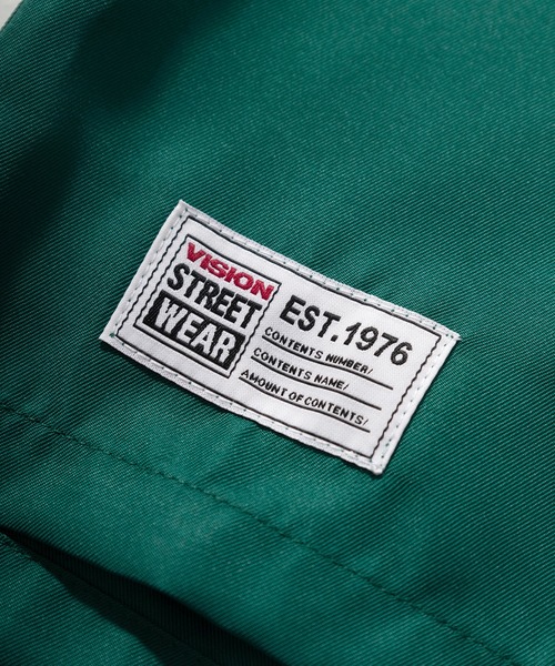 VISION STREET WEAR（ヴィジョンストリートウェア）の「【VISION STREET  WEAR/ヴィジョンストリートウェア】ビッグシルエット ブランドネーム刺繍ワッペン ボーリングシャツ/オープンカラーシャツ（シャツ/ブラウス・メンズ・ブラック/グリーン/アイボリー/マスタード・M/L/XL）」の11枚目の写真