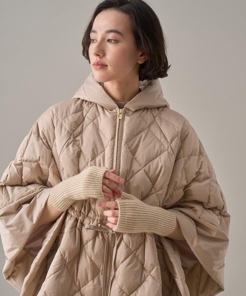 ANAYI（アナイ）の「カシミヤニットグローブ（手袋・レディース・オフホワイト/ベージュ/モカ・FREE）」の12枚目の写真