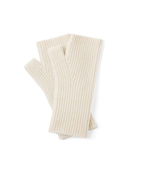 ANAYI（アナイ）の「カシミヤニットグローブ（手袋・レディース・オフホワイト/ベージュ/モカ・FREE）」の15枚目の写真
