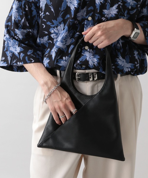 RAGEBLUE（レイジブルー）の「サンカクキリカエ/ショッパーバッグ（トートバッグ・メンズ・ブラック/グレー・ONE SIZE）」の5枚目の写真