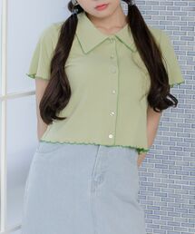 ems excite | 配色メロウチビテレコCT(Tシャツ/カットソー)