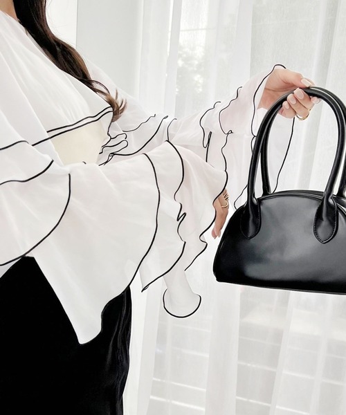 Heather（ヘザー）の「メニーフリルプルオーバー 125451（シャツ