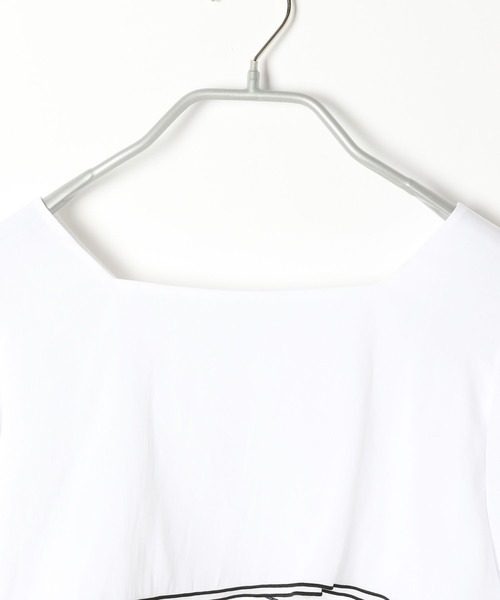 Heather(ヘザー)の「メニーフリルプルオーバー 125451(シャツ/ブラウス・レディース・オフホワイト/ブラック/アイボリー・FREE)」の19枚目の写真