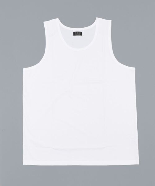 A4A(エーフォーエー)の「A4A/エーフォーエー/シルケットタンクトップ(タンクトップ・レディース・ホワイト/ブラック・M/L)」の2枚目の写真