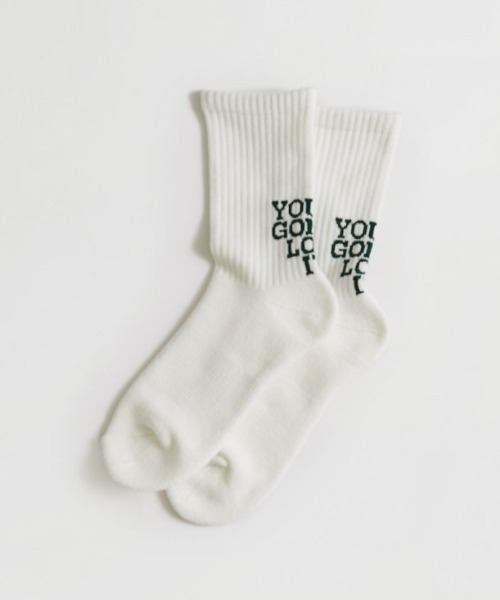 THE SHINZONE(ザ シンゾーン)の「THE SHINZONE LETTER SOCKS 22MMSIT04(ソックス/靴下・レディース・ブラック/パープル/グリーン・FREE)」の3枚目の写真