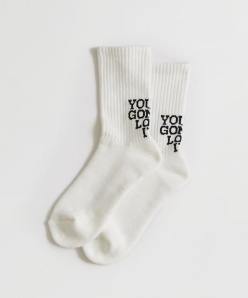 THE SHINZONE(ザ シンゾーン)の「THE SHINZONE LETTER SOCKS 22MMSIT04(ソックス/靴下・レディース・ブラック/パープル/グリーン・FREE)」の2枚目の写真