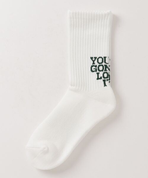 THE SHINZONE(ザ シンゾーン)の「THE SHINZONE LETTER SOCKS 22MMSIT04(ソックス/靴下・レディース・ブラック/パープル/グリーン・FREE)」の7枚目の写真