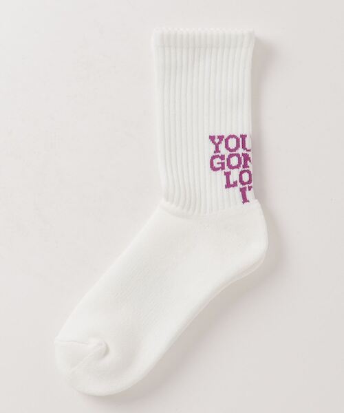 THE SHINZONE(ザ シンゾーン)の「THE SHINZONE LETTER SOCKS 22MMSIT04(ソックス/靴下・レディース・ブラック/パープル/グリーン・FREE)」の10枚目の写真