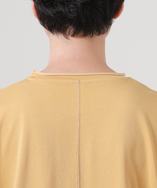 JOURNAL STANDARD relume（ジャーナルスタンダード　レリューム）の「CALIFORNIA COOL TOUCH オーバーサイズカットオフTシャツ（Tシャツ/カットソー・メンズ・モカ/イエロー/ライトグリーン/アイボリー/ラベンダー・LARGE/MEDIUM）」の19枚目の写真