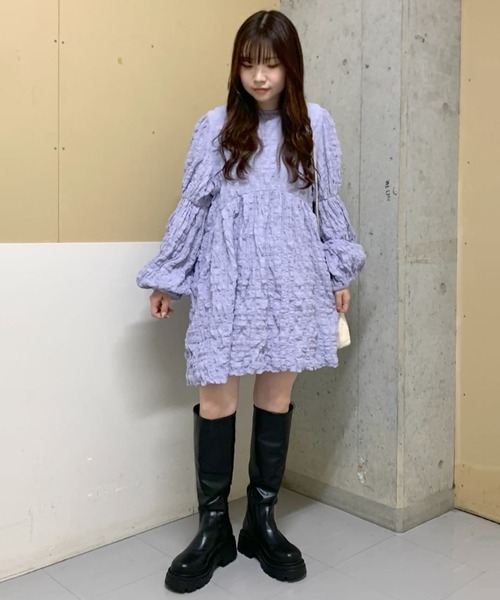 w closet（ダブルクローゼット）の「ビガーロングブーツ（ブーツ・レディース・ブラック・M/L）」の17枚目の写真