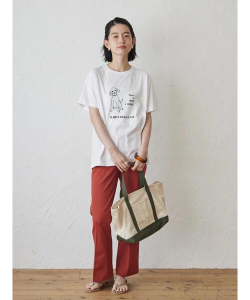 AMERICAN HOLIC(アメリカンホリック)の「DOGS ART IMAGINATALY CAFE(Tシャツ/カットソー・レディース・ホワイト・M/L)」の16枚目の写真