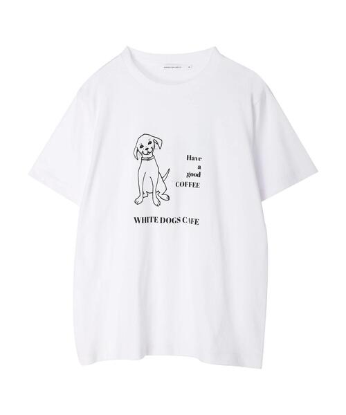 AMERICAN HOLIC(アメリカンホリック)の「DOGS ART IMAGINATALY CAFE(Tシャツ/カットソー・レディース・ホワイト・M/L)」の18枚目の写真