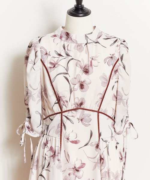 NOELA(ノエラ)の「2WAYニットセットフラワーワンピース(ワンピース・レディース・ベージュ/ピンク/イエロー・M/S)」の21枚目の写真