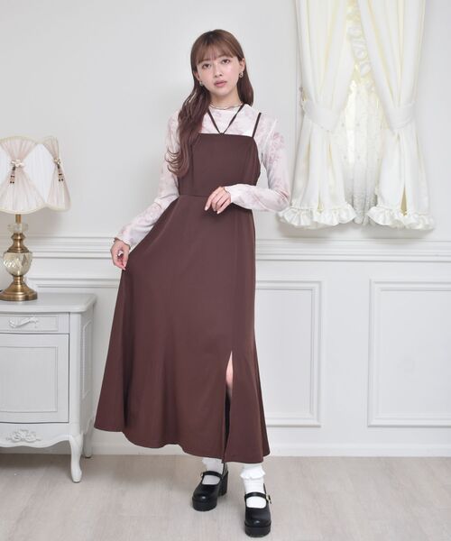 ems excite(エムズエキサイト)の「花柄シアーCT(Tシャツ/カットソー・レディース・ブラック/オレンジ・FREE)」の14枚目の写真