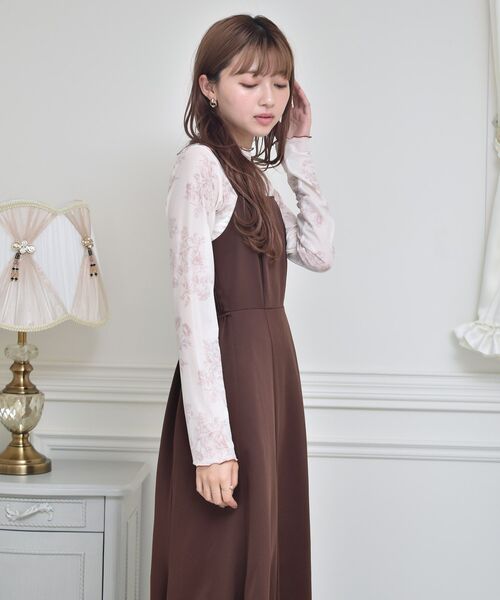 ems excite(エムズエキサイト)の「花柄シアーCT(Tシャツ/カットソー・レディース・ブラック/オレンジ・FREE)」の19枚目の写真