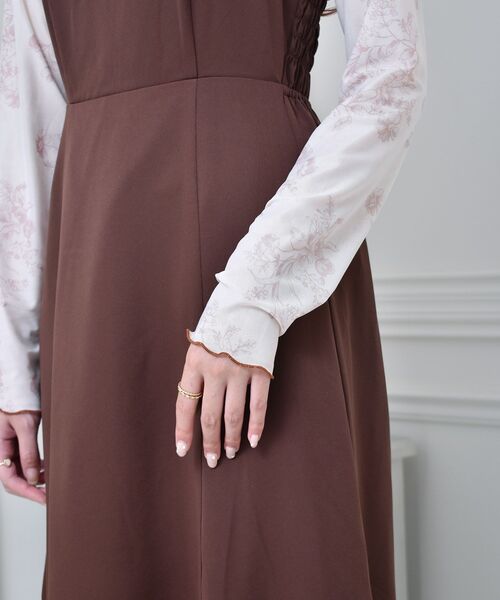 ems excite(エムズエキサイト)の「花柄シアーCT(Tシャツ/カットソー・レディース・ブラック/オレンジ・FREE)」の22枚目の写真