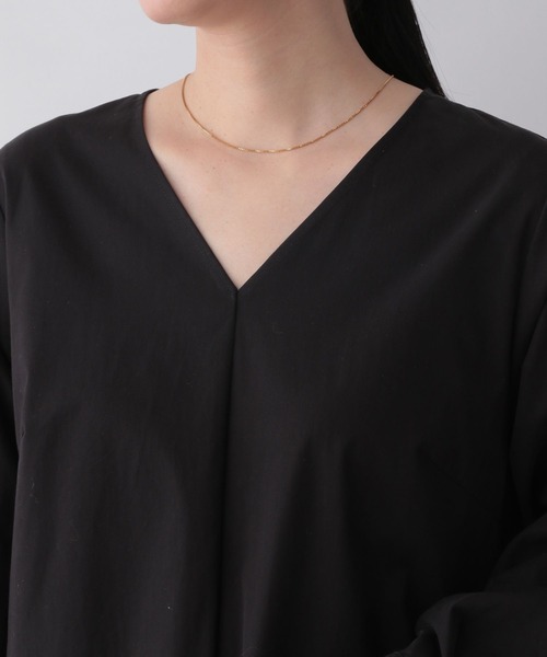 LOWRYS FARM（ローリーズファーム）の「スソバルーンワンピース　157728（ワンピース・レディース・ブラック/ネイビー/グリーン・FREE）」の10枚目の写真