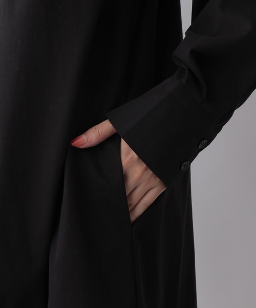 LOWRYS FARM（ローリーズファーム）の「スソバルーンワンピース　157728（ワンピース・レディース・ブラック/ネイビー/グリーン・FREE）」の12枚目の写真