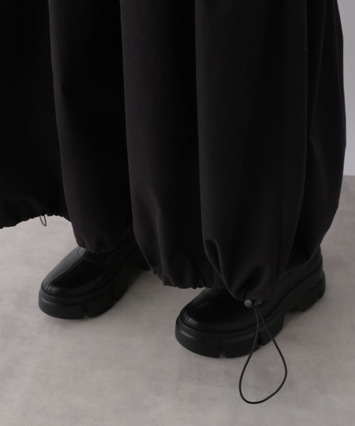 LOWRYS FARM（ローリーズファーム）の「スソバルーンワンピース　157728（ワンピース・レディース・ブラック/ネイビー/グリーン・FREE）」の14枚目の写真