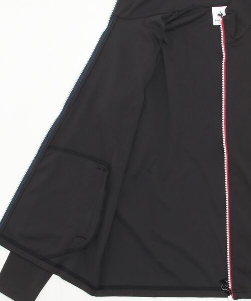 le coq sportif(ルコックスポルティフ)の「ルコックスポルティフ ウォームアップジャケット(ジャージ・レディース・ネイビー/ブラック・XL/M/L/S)」の4枚目の写真