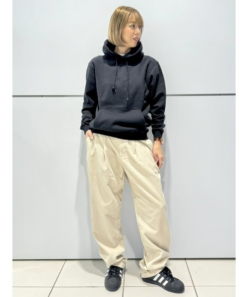 Arpege story☆ パーカープルオーバー新品未使用☆グレー/M セール】ヴィンテージソフト プルオーバー パーカー(ユニ