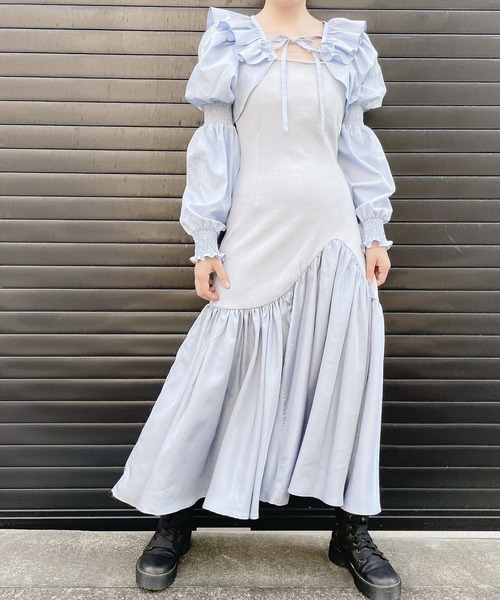 lilLilly（リルリリー）の「2wayショートパフブラウス（シャツ/ブラウス・レディース・ホワイト/ブラック/ブルー/イエロー・FREE）」の19枚目の写真