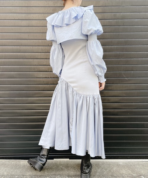 lilLilly（リルリリー）の「2wayショートパフブラウス（シャツ/ブラウス・レディース・ホワイト/ブラック/ブルー/イエロー・FREE）」の22枚目の写真