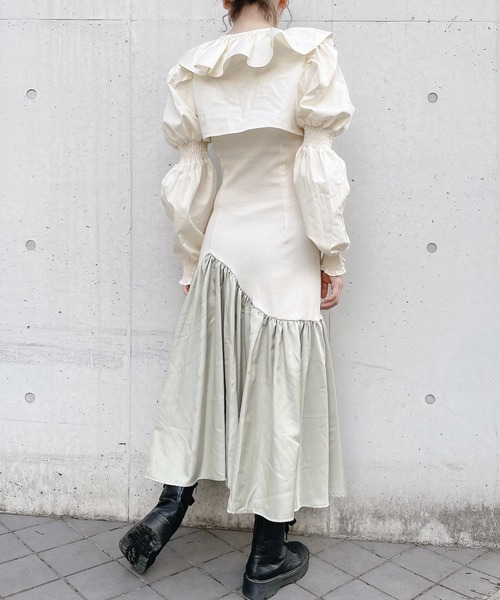 lilLilly（リルリリー）の「2wayショートパフブラウス（シャツ/ブラウス・レディース・ホワイト/ブラック/ブルー/イエロー・FREE）」の14枚目の写真