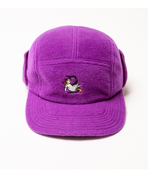 AlexanderLeeChang（アレキサンダーリーチャン）の「BACANCES ALL INCLUSIVE×AlexanderLeeChang/バカンス・オールインクルーシブ×アレキサンダーリーチャン BLC FLEECE CAP B-CAT（キャップ・メンズ・ブラック/パープル/オリーブ・FREE）」の3枚目の写真