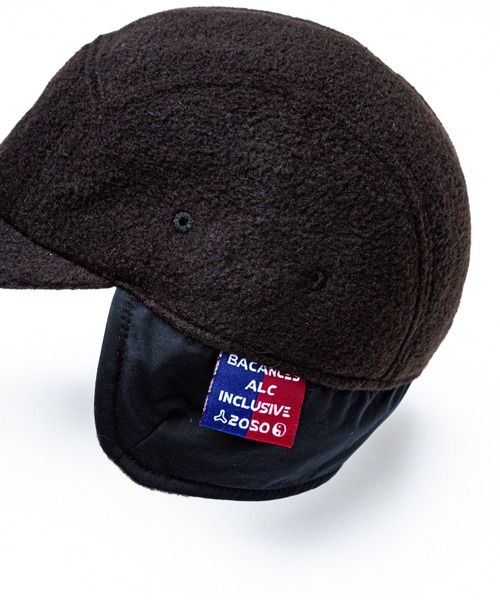 AlexanderLeeChang（アレキサンダーリーチャン）の「BACANCES ALL INCLUSIVE×AlexanderLeeChang/バカンス・オールインクルーシブ×アレキサンダーリーチャン BLC FLEECE CAP B-CAT（キャップ・メンズ・ブラック/パープル/オリーブ・FREE）」の6枚目の写真