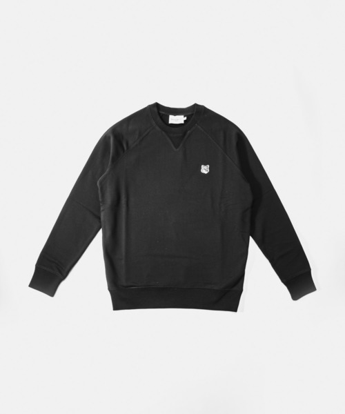 Maison Kitsune（メゾンキツネ）の「MAISON KITSUNE GREY FOX HEAD PATCH CLASSIC SWEATSHIRT メゾン キツネ グレーフォックス パッチ ワンポイント スウェット（スウェット・メンズ・ブラック/ネイビー/グレー・SMALL/MEDIUM/LARGE/X-LARGE/XX-LARGE）」の14枚目の写真
