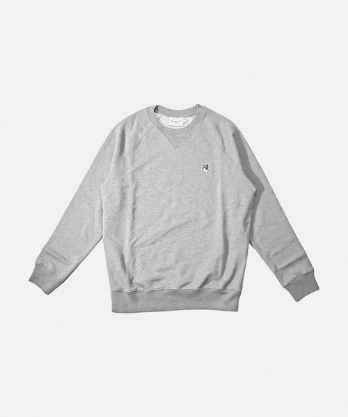 Maison Kitsune（メゾンキツネ）の「MAISON KITSUNE GREY FOX HEAD PATCH CLASSIC SWEATSHIRT メゾン キツネ グレーフォックス パッチ ワンポイント スウェット（スウェット・メンズ・ブラック/ネイビー/グレー・SMALL/MEDIUM/LARGE/X-LARGE/XX-LARGE）」の17枚目の写真