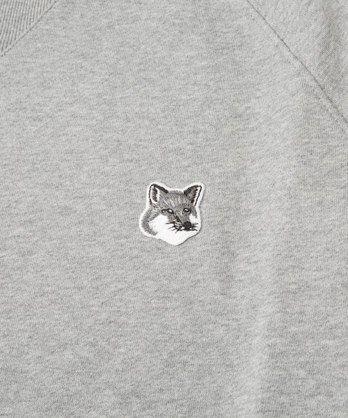 Maison Kitsune（メゾンキツネ）の「MAISON KITSUNE GREY FOX HEAD PATCH CLASSIC SWEATSHIRT メゾン キツネ グレーフォックス パッチ ワンポイント スウェット（スウェット・メンズ・ブラック/ネイビー/グレー・SMALL/MEDIUM/LARGE/X-LARGE/XX-LARGE）」の16枚目の写真