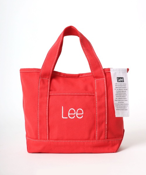 Lee(リー)の「Lee/リー キャンバス カラー ミニトートバッグ/ランチバッグ(トートバッグ・レディース・オフホワイト/ブラック/ピンク/レッド/マスタード/グリーン/ブルー・FREE)」の7枚目の写真