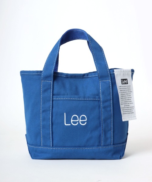 Lee(リー)の「Lee/リー キャンバス カラー ミニトートバッグ/ランチバッグ(トートバッグ・レディース・オフホワイト/ブラック/ピンク/レッド/マスタード/グリーン/ブルー・FREE)」の1枚目の写真