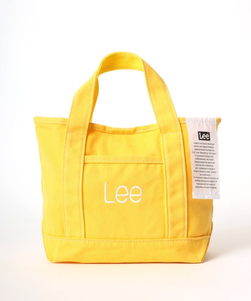 Lee(リー)の「Lee/リー キャンバス カラー ミニトートバッグ/ランチバッグ(トートバッグ・レディース・オフホワイト/ブラック/ピンク/レッド/マスタード/グリーン/ブルー・FREE)」の5枚目の写真