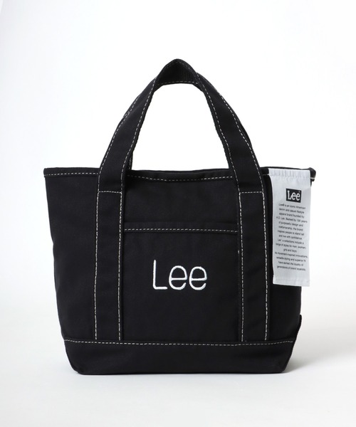 Lee(リー)の「Lee/リー キャンバス カラー ミニトートバッグ/ランチバッグ(トートバッグ・レディース・オフホワイト/ブラック/ピンク/レッド/マスタード/グリーン/ブルー・FREE)」の3枚目の写真