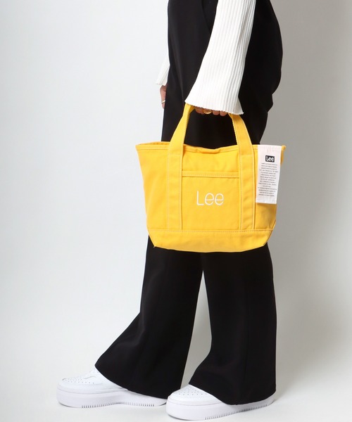 Lee(リー)の「Lee/リー キャンバス カラー ミニトートバッグ/ランチバッグ(トートバッグ・レディース・オフホワイト/ブラック/ピンク/レッド/マスタード/グリーン/ブルー・FREE)」の16枚目の写真
