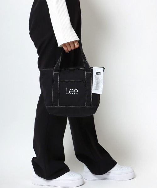 Lee(リー)の「Lee/リー キャンバス カラー ミニトートバッグ/ランチバッグ(トートバッグ・レディース・オフホワイト/ブラック/ピンク/レッド/マスタード/グリーン/ブルー・FREE)」の15枚目の写真