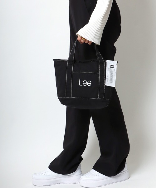 Lee(リー)の「Lee/リー キャンバス カラー ミニトートバッグ/ランチバッグ(トートバッグ・レディース・オフホワイト/ブラック/ピンク/レッド/マスタード/グリーン/ブルー・FREE)」の10枚目の写真