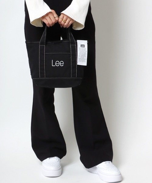 Lee(リー)の「Lee/リー キャンバス カラー ミニトートバッグ/ランチバッグ(トートバッグ・レディース・オフホワイト/ブラック/ピンク/レッド/マスタード/グリーン/ブルー・FREE)」の19枚目の写真