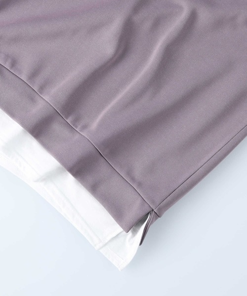 HONEYSUCKLE ROSE（ハニーサックルローズ）の「【HONEYSUCKLE ROSE】フェイクレイヤードパーカー（パーカー・レディース・パープル/ダークグレー・L/M）」の5枚目の写真