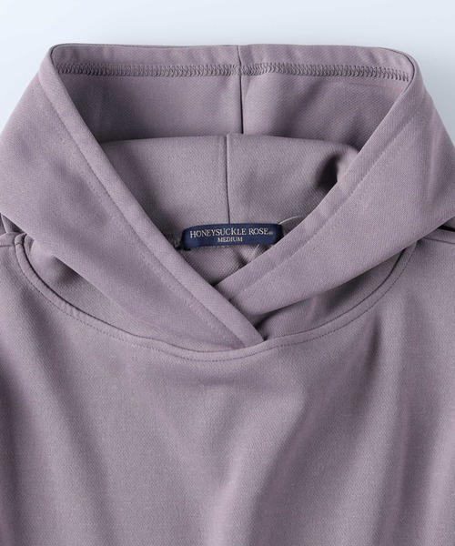 HONEYSUCKLE ROSE（ハニーサックルローズ）の「【HONEYSUCKLE ROSE】フェイクレイヤードパーカー（パーカー・レディース・パープル/ダークグレー・L/M）」の8枚目の写真