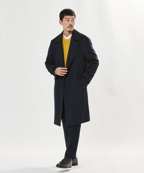 EDIFICE(エディフィス)の「スポンディッシュ リラックス ケーブル ニット プルオーバー(ニット/セーター・メンズ・チャコールグレー/ブラック/ベージュ/ネイビー/レッド/カーキ/イエロー/グリーン/アイボリー・SMALL/MEDIUM/LARGE)」の20枚目の写真